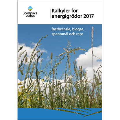Omslags bild för Kalkyler för energigrödor 2017