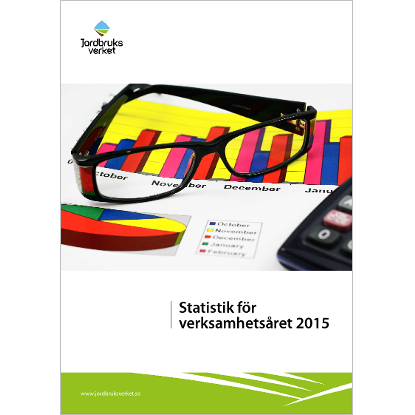 Omslags bild för Statistik för verksamhetsåret 2015
