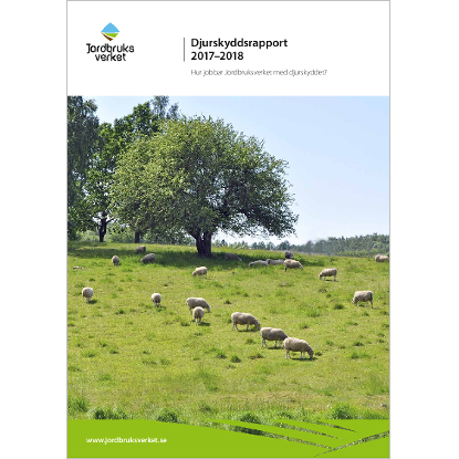 Omslags bild för Djurskyddsrapport 2017-2018