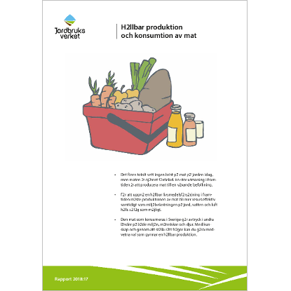 Omslags bild för Hållbar produktion och konsumtion av mat