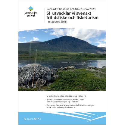 Omslags bild för Svenskt fritidsfiske och fisketurism 2020, Så utvecklar vi svenskt fritidsfiske och fisketurism, Årsrapport 2016