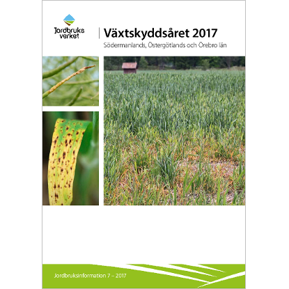 Omslags bild för Växtskyddsåret 2017, Södermanlands, Östergötlands och Örebro län