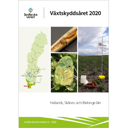 Omslags bild för Växtskyddsåret 2020, Hallands, Skånes och Blekinge län
