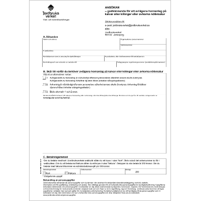 Omslags bild för Avgift för handläggning av godkännande för avhorning (ekologisk produktion) - ansökan om undantag