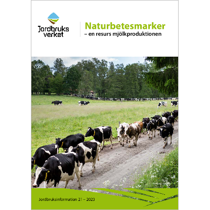 Omslags bild för Naturbetesmarker - en resurs i mjölkproduktionen