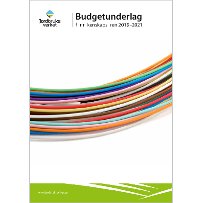 Omslags bild för Budgetunderlag för räkenskapsåren 2019-2021
