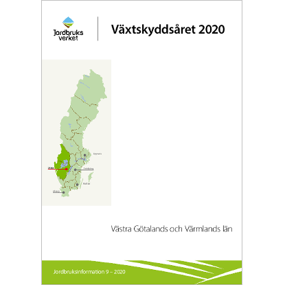 Växtskyddsåret 2020, Västra Götalands och Värmlands län