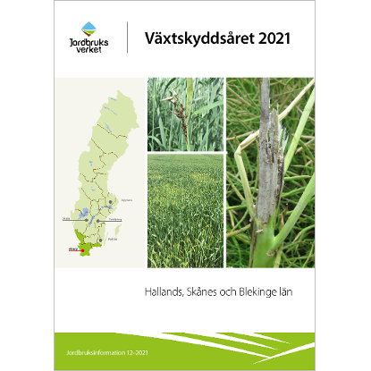 Omslags bild för Växtskyddsåret 2021, Hallands, Skånes och Blekinge län