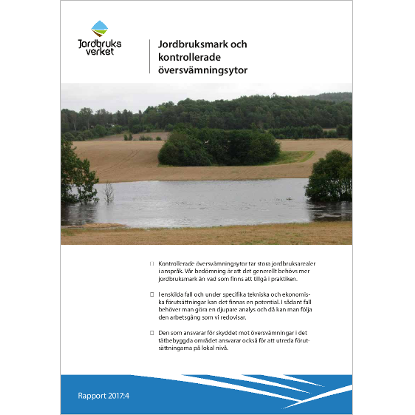 Omslags bild för Jordbruksmark och kontrollerade översvämningsytor