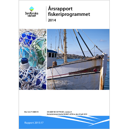 Omslags bild för Årsrapport  fiskeriprogrammet 2014