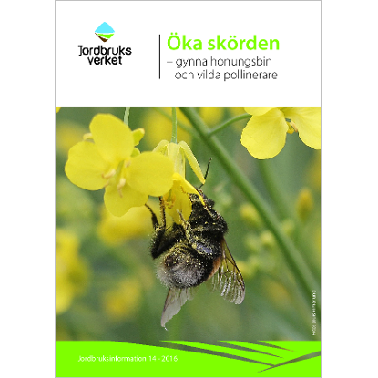 Omslags bild för Öka skörden - gynna honungsbin och vilda pollinerare