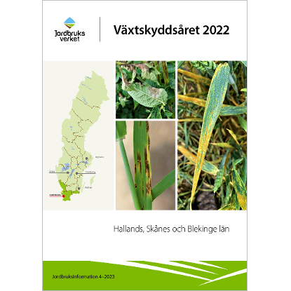 Omslags bild för Växtskyddsåret 2022, Hallands, Skånes och Blekinge län