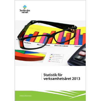 Omslags bild för Statistik för verksamhetsåret 2013