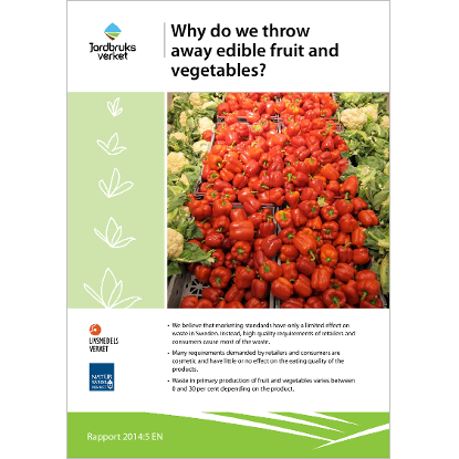 Omslags bild för Why do we throw away edible fruit and vegetables?