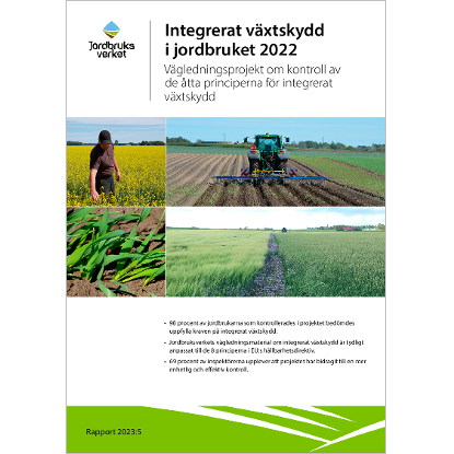 Omslags bild för Integrerat växtskydd i jordbruket 2022