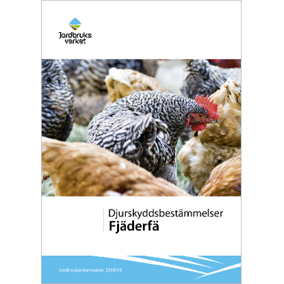 Omslags bild för Djurskyddsbestämmelser fjäderfä