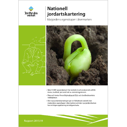 Omslags bild för Nationell jordartskartering, Matjordens egenskaper i åkermarken