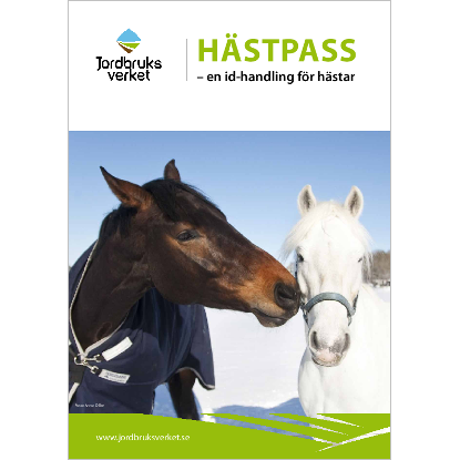 Omslags bild för Hästpass - en id-handling för hästar
