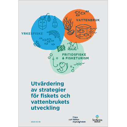 Omslags bild för Utvärdering av strategier för fiskets och vattenbrukets utveckling