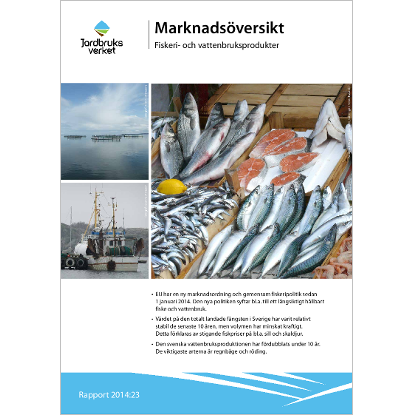 Omslags bild för Marknadsöversikt, Fiskeri- och vattenbruksprodukter