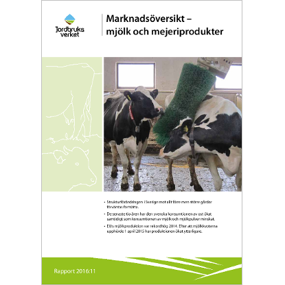 Omslags bild för Marknadsöversikt - mjölk och mejeriprodukter
