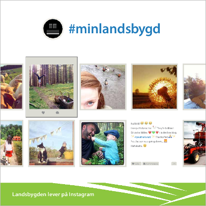 Omslags bild för Instagrambok, min landsbygd
