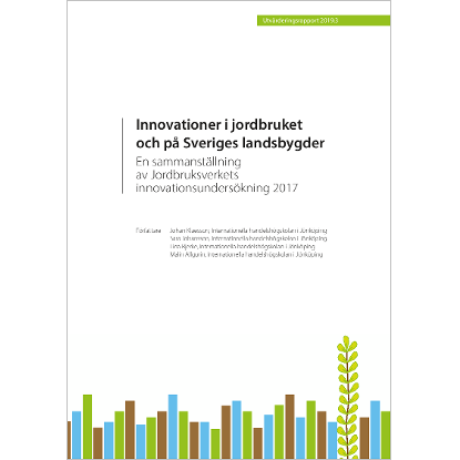 Omslags bild för Innovationer i jordbruket och på Sveriges landsbygder