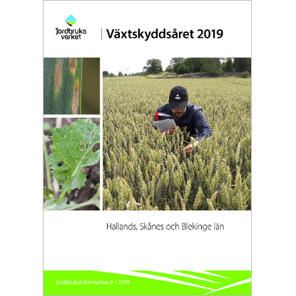 Omslags bild för Växtskyddsåret 2019, Hallands, Skånes och Blekinge län