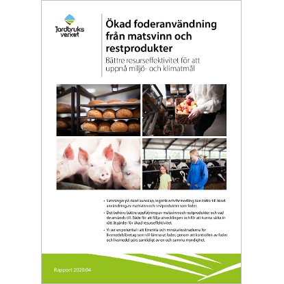 Omslags bild för Ökad foderanvändning från matsvinn och restprodukter