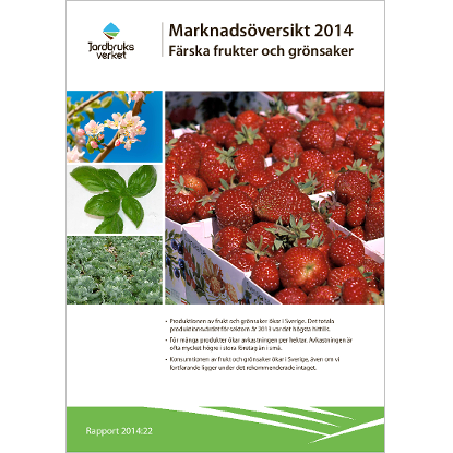 Omslags bild för Marknadsöversikt 2014, Färska frukter och grönsaker