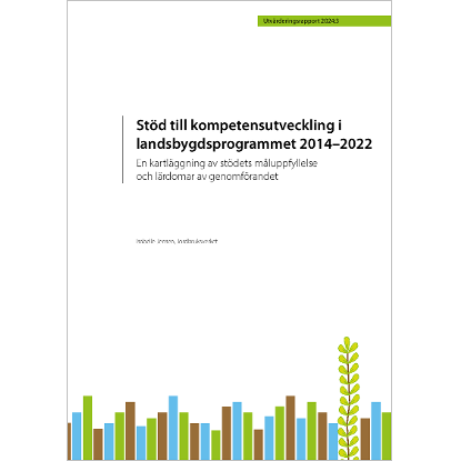 Std till kompetensutveckling i landsbygdsprogrammet 2014–2022