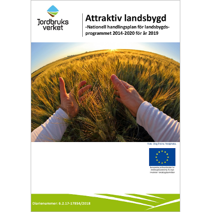 Omslags bild för Attraktiv landsbygd -Nationell handlingsplan för landsbygds- programmet 2014-2020 för år 2019