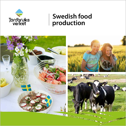 Omslags bild för Swedish food production