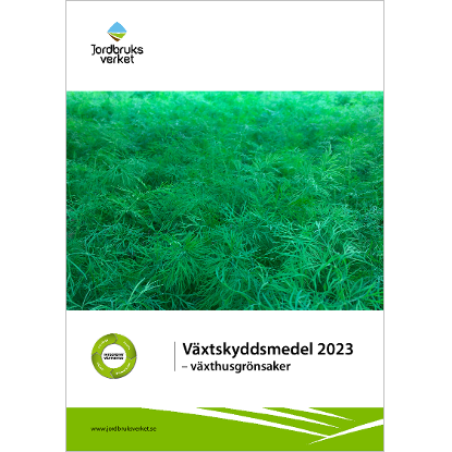 Omslags bild för Växtskyddsmedel 2023 - växthusgrönsaker