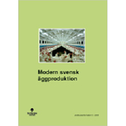 Omslags bild för Modern svensk äggproduktion
