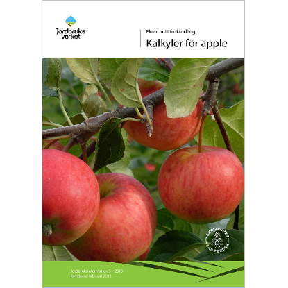 Omslags bild för Ekonomi i fruktodling. Kalkyler för äpple.