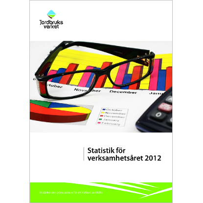 Omslags bild för Statistik för verksamhetsåret 2012