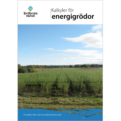 Omslags bild för Kalkyler för energigrödor 2014