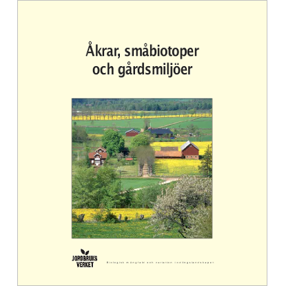 Omslags bild för Åkrar, småbiotoper och gårdsmiljöer