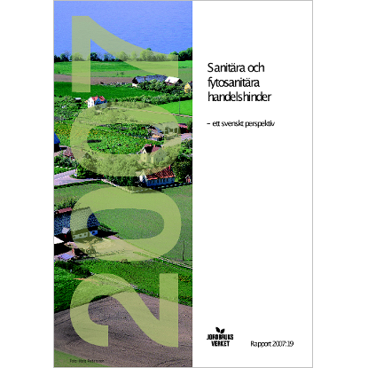 Omslags bild för Sanitära och fytosanitära handelshinder