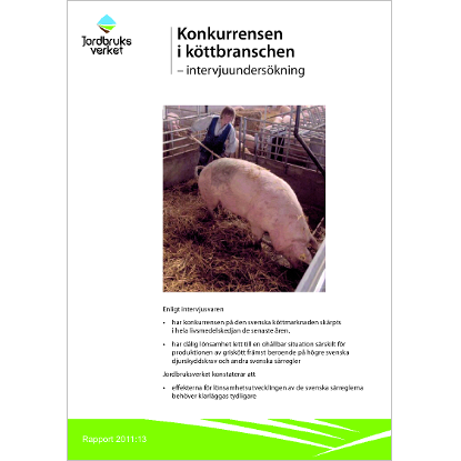 Omslags bild för Konkurrensen i köttbranschen