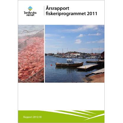 Omslags bild för Årsrapport  fiskeriprogrammet 2011