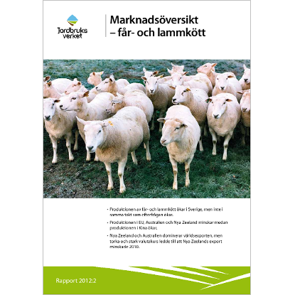 Omslags bild för Marknadsöversikt -får- och lammkött