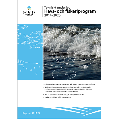 Omslags bild för Tekniskt underlag  - Havs- och fiskeriprogram 2014-2020